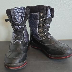 Cougar Chamonix Metallic Blue Winter Boots Size 6